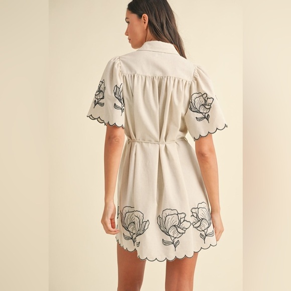 MARBLE Cream Button-Up Shirt - Picture 11 of 11